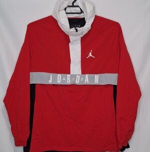 Air Jordan Half Zip Anorak Windbreaker Size Medium